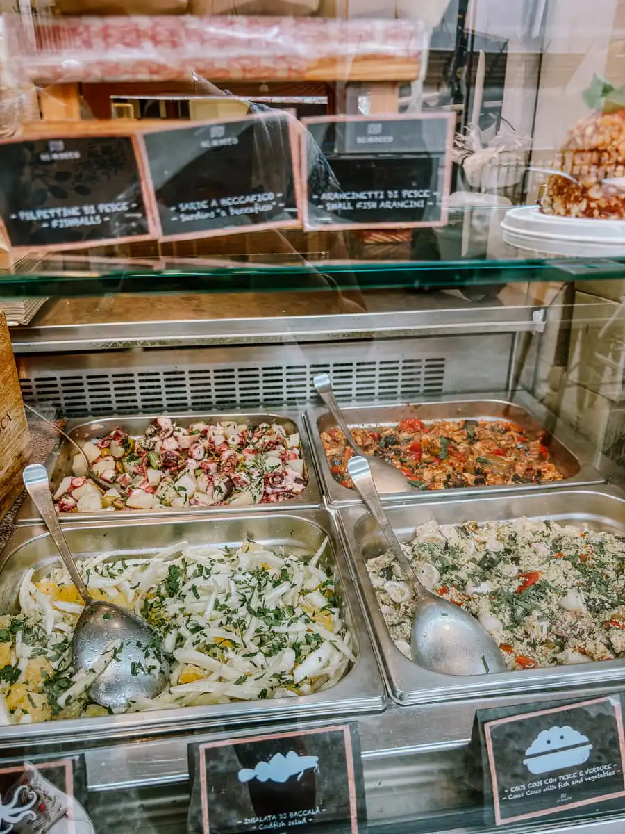 Market food in Catania