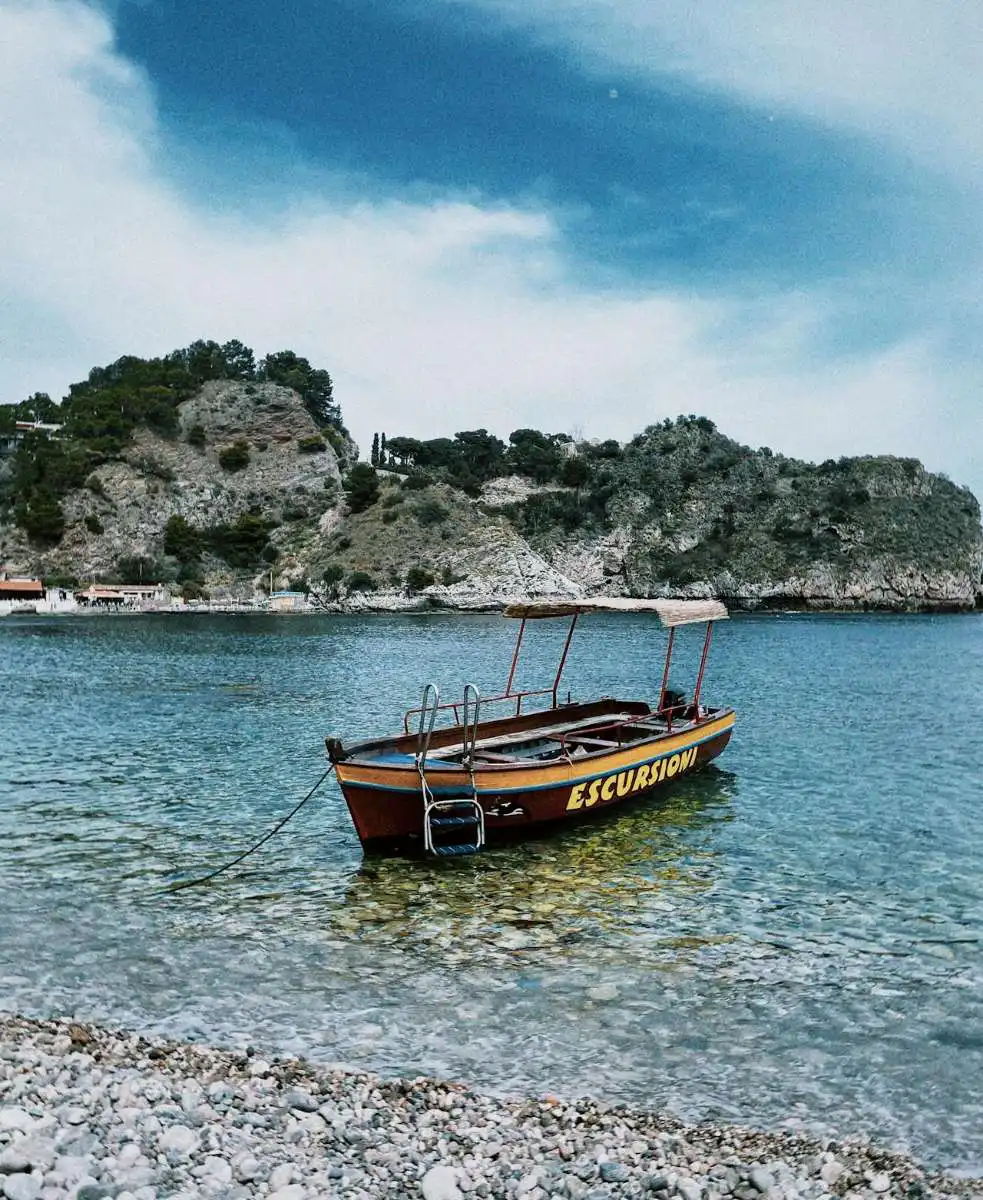 Boat in Taormina