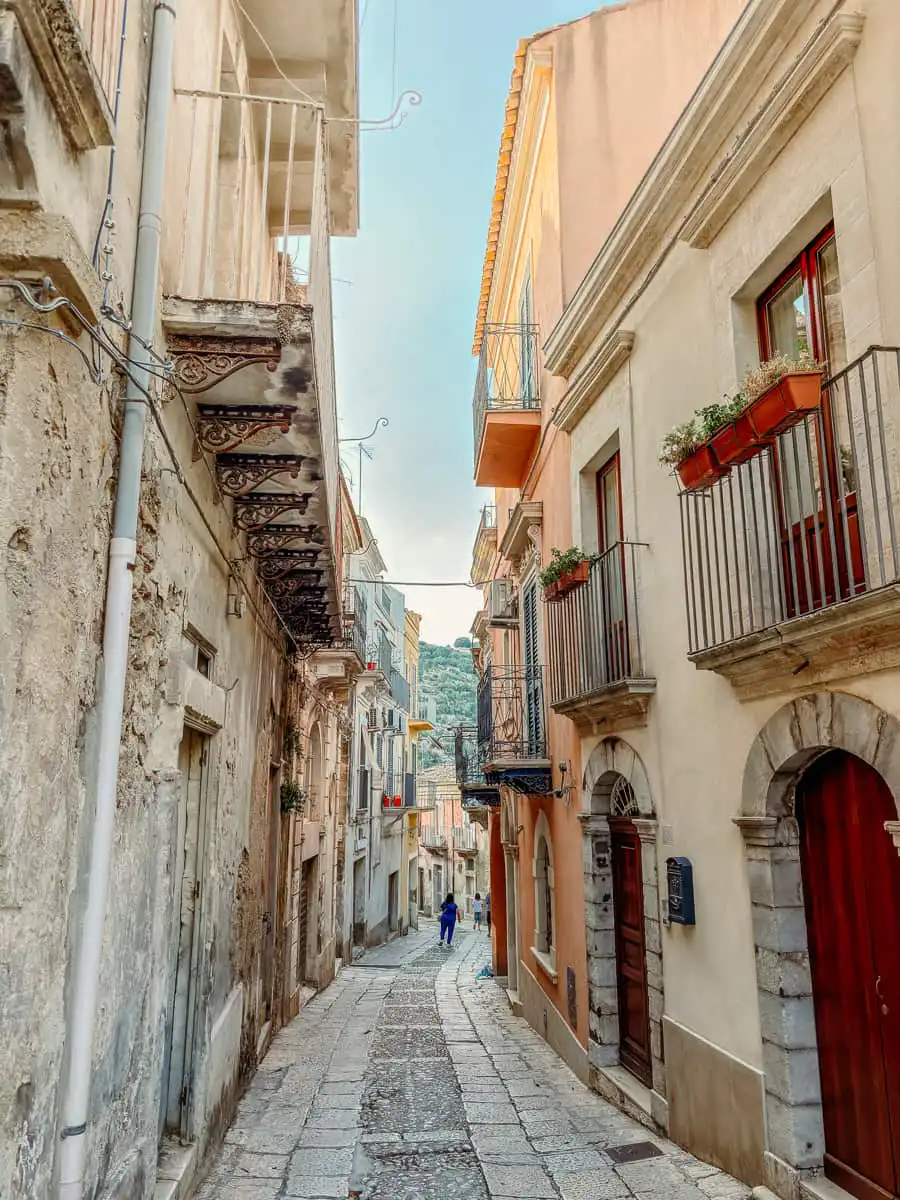 Ragusa Ibla street