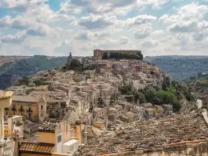 Ragusa town view