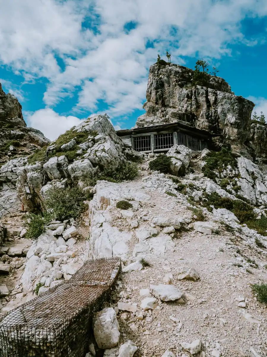 Bunker at Cinque torri