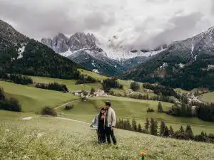 Val di Funes couple shoot
