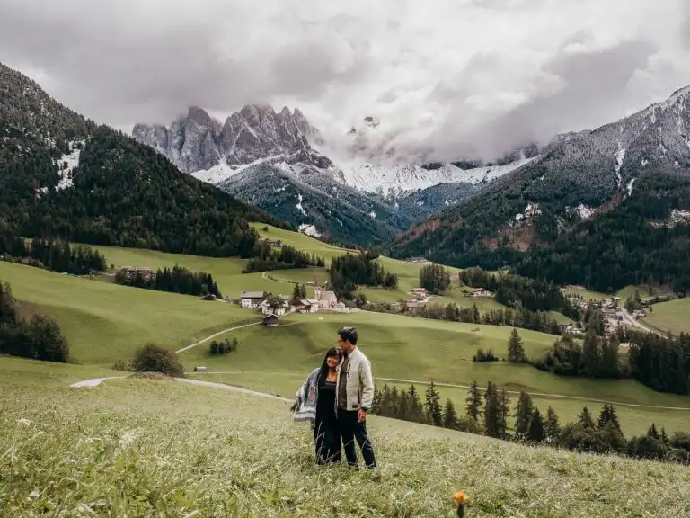 Val di Funes couple shoot