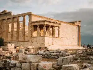 ancient building in the acropolis