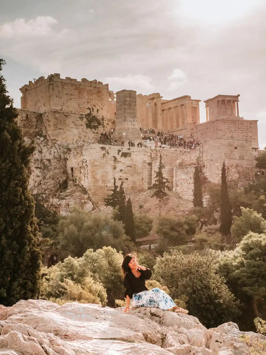 Sunrise view of Acropolis