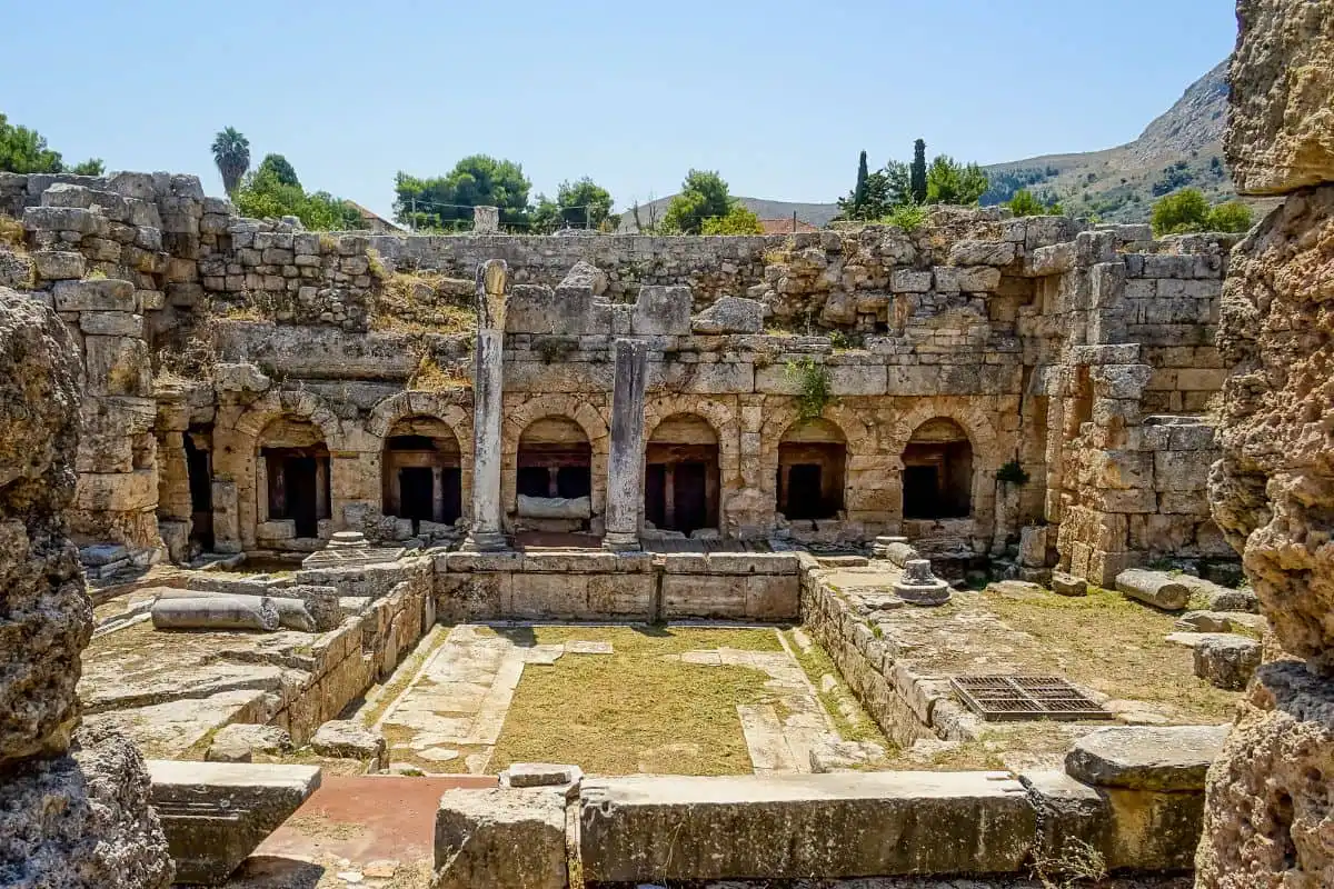 Ancient corinth Archeological site