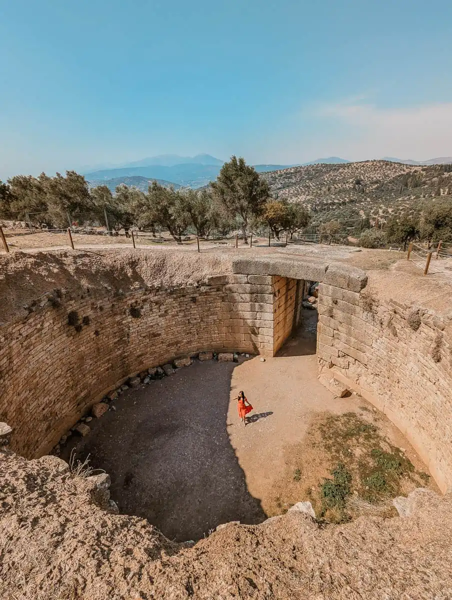 Mycenae ruins site