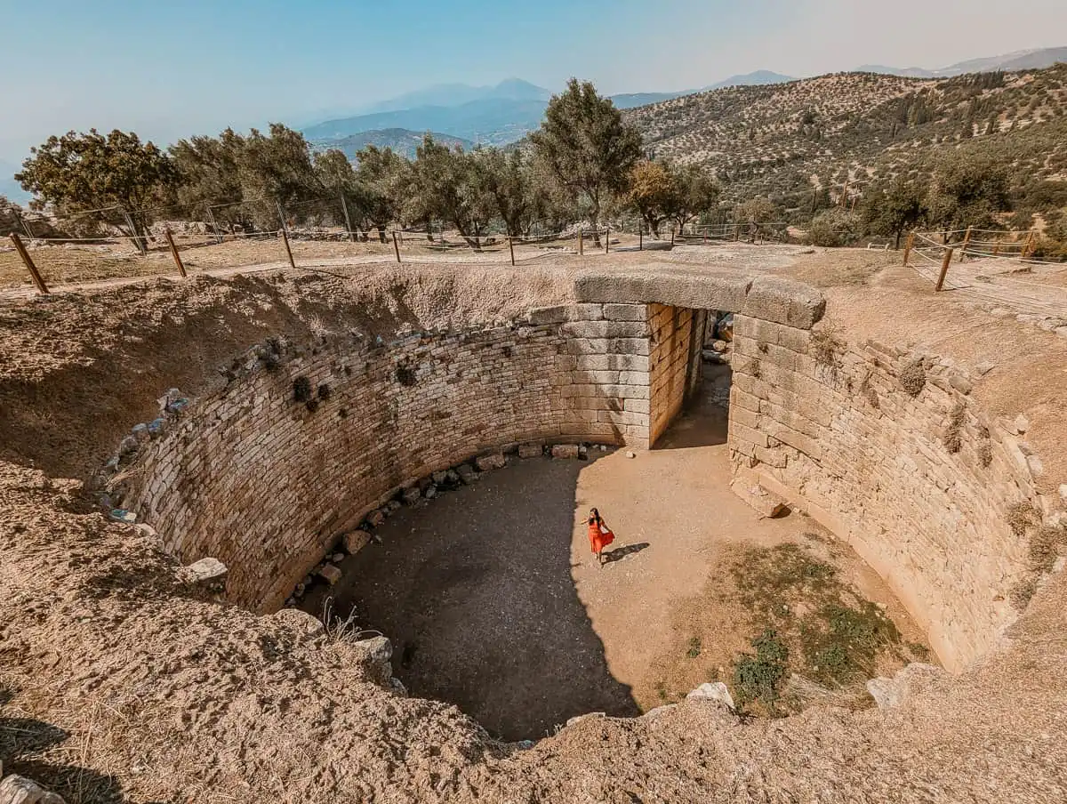 Standing in the ruins near Nafplio