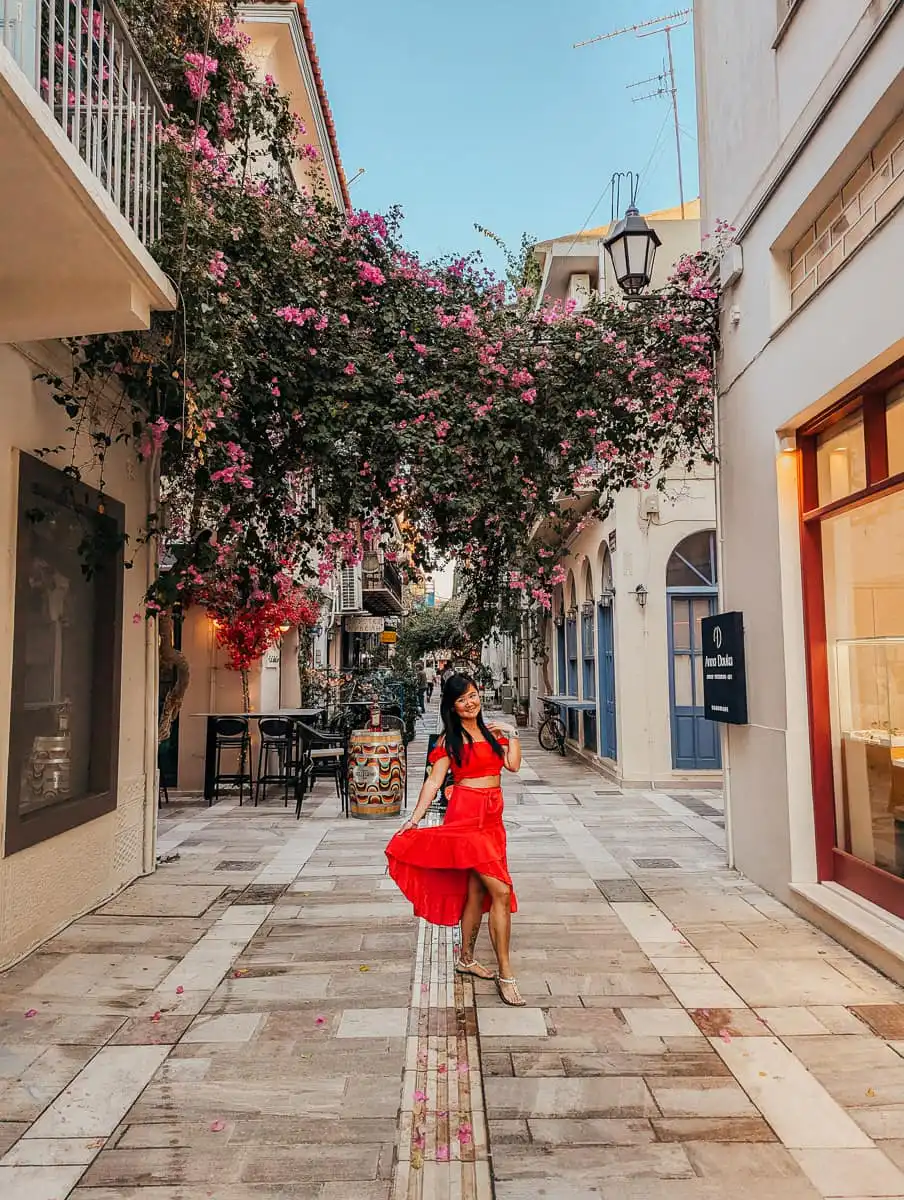 Standing in the streets of Nafplio