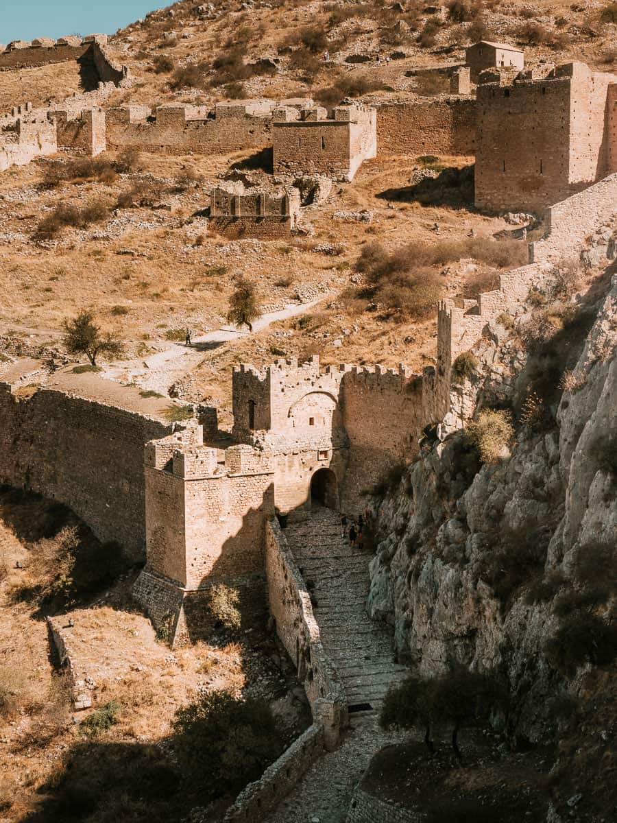 Entrance of Acrocorinth fortress
