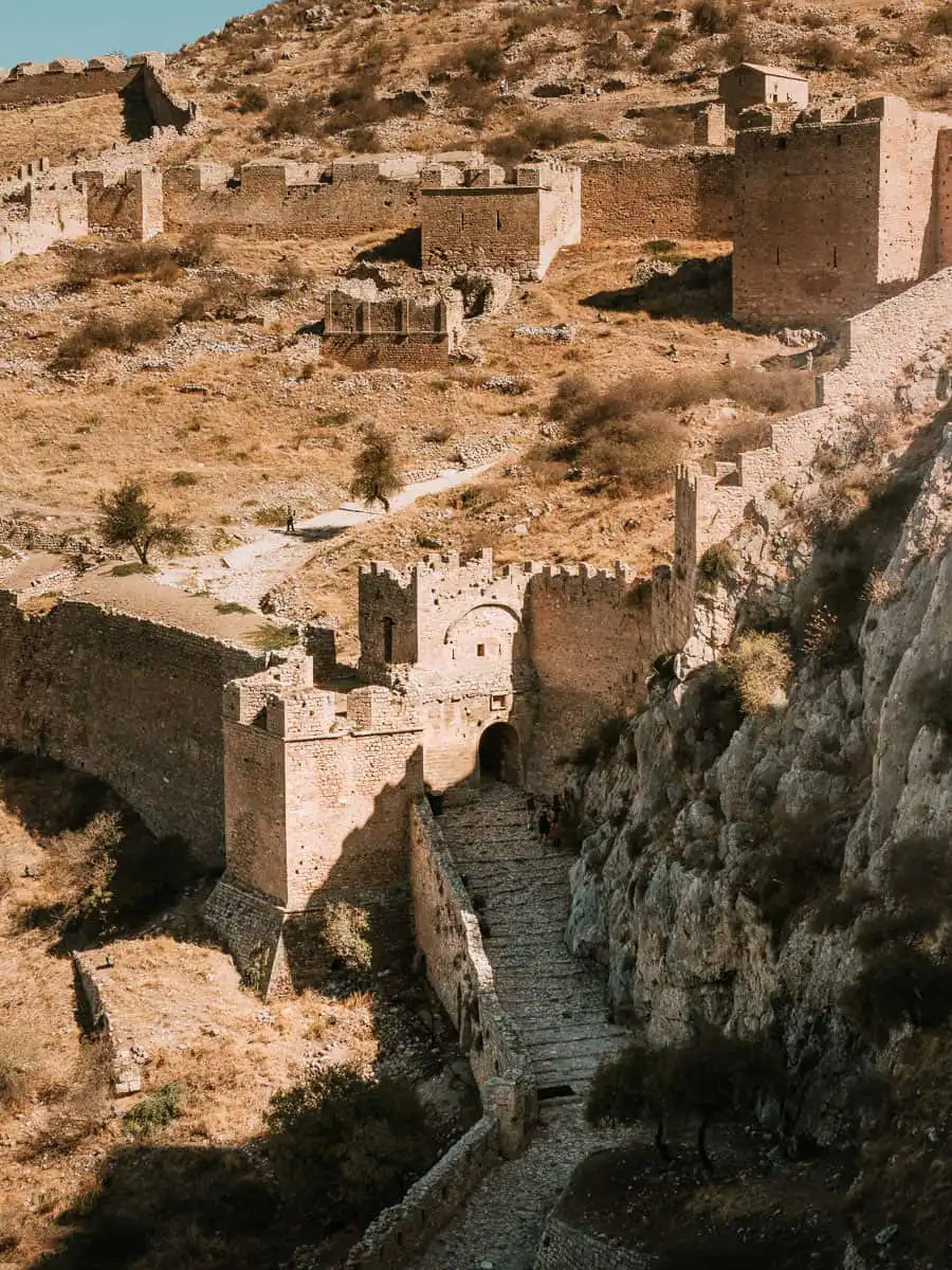 Entrance of Acrocorinth fortress