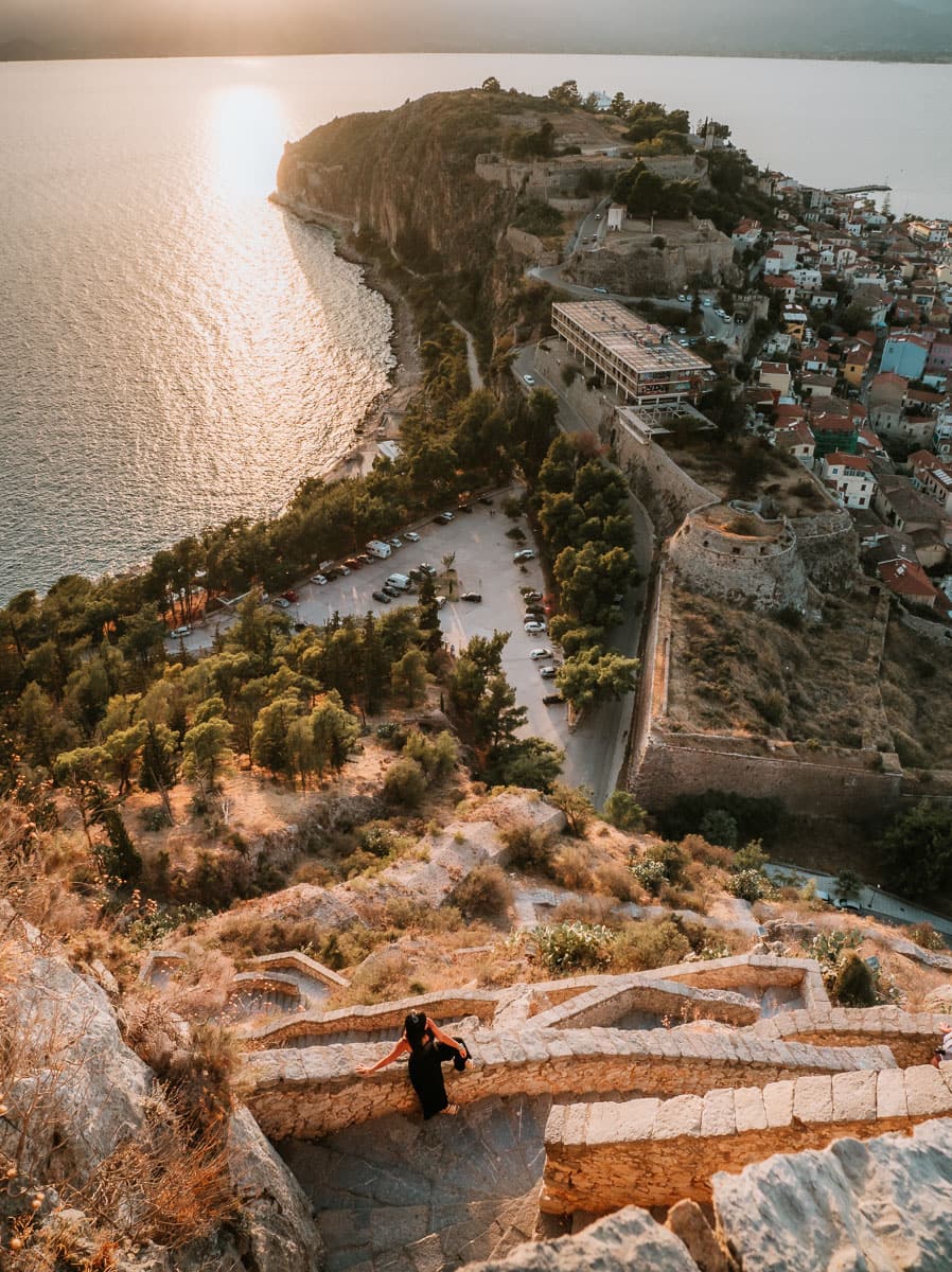 Overview of Nafplio from the castle