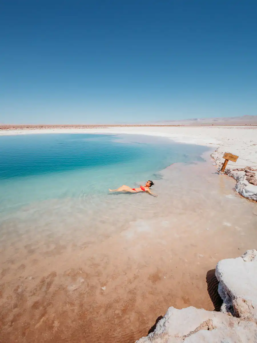 floating in laguna baltinache