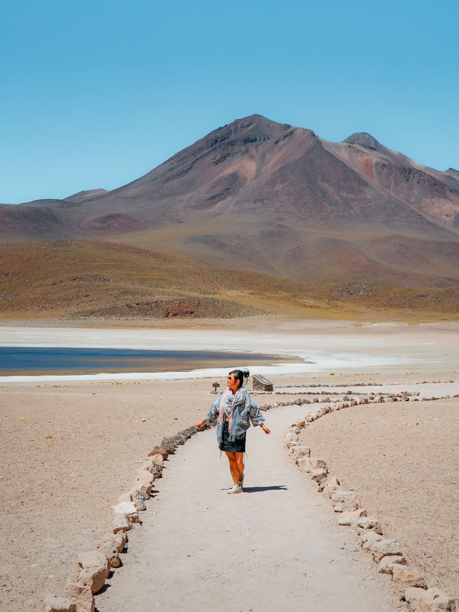 Standing at Laguna Miscanti