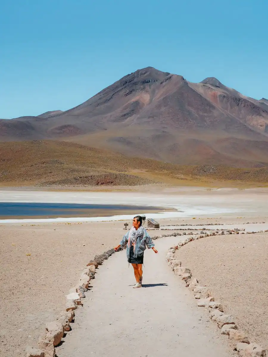 Standing at Laguna Miscanti