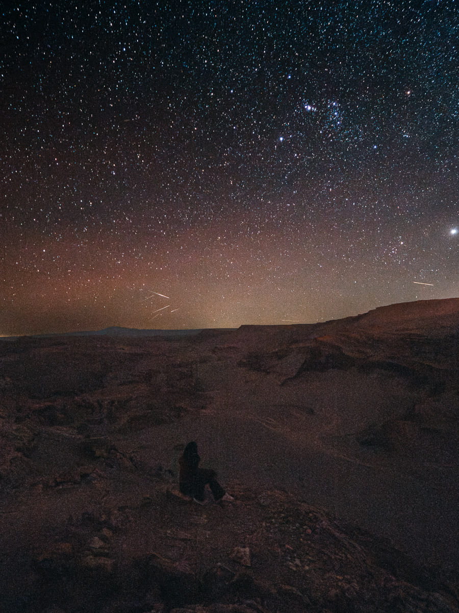 Night sky star photography in Atacama Desert