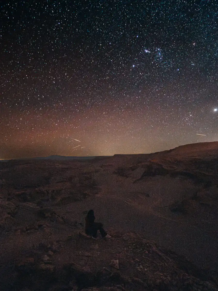 Night sky star photography in Atacama Desert