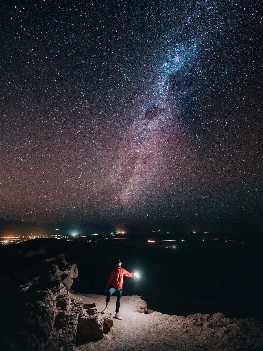 Watching the milky way in the Atacama Desert