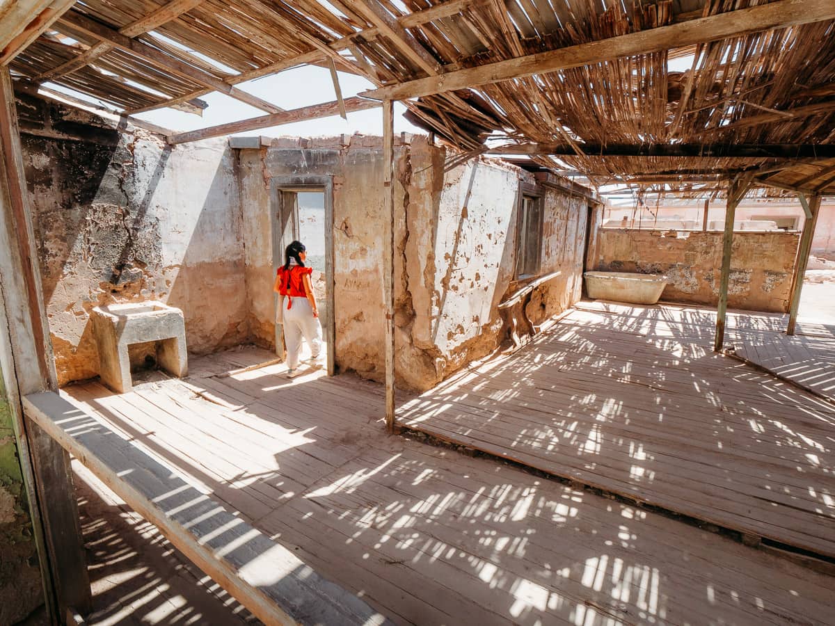 Abandoned houses in Chacabuco