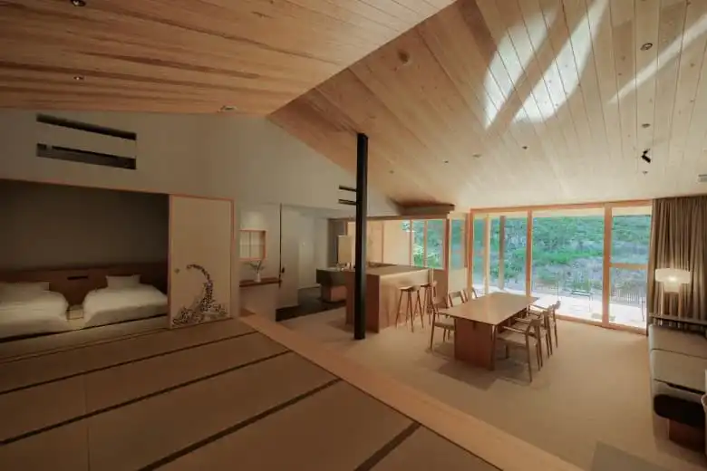 Naoshima Island Tour, beautiful room that you can stay in