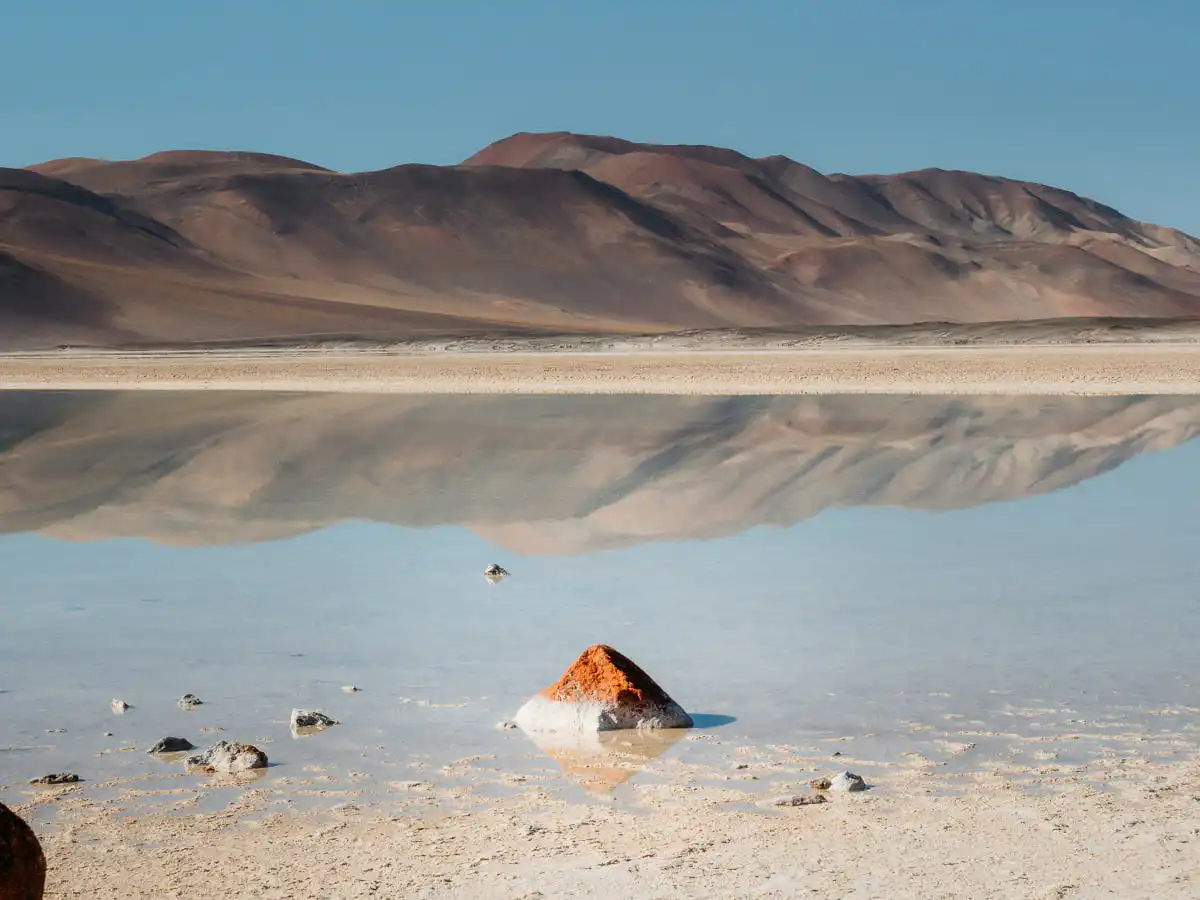 Laguna Piedras Rojas in Atacama Desert