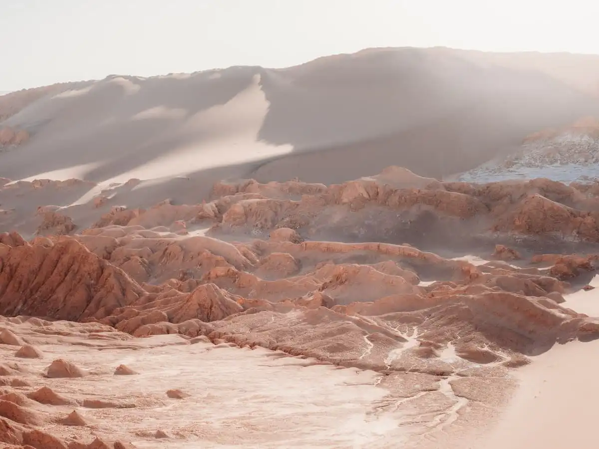 Landscape in Valle de la Luna