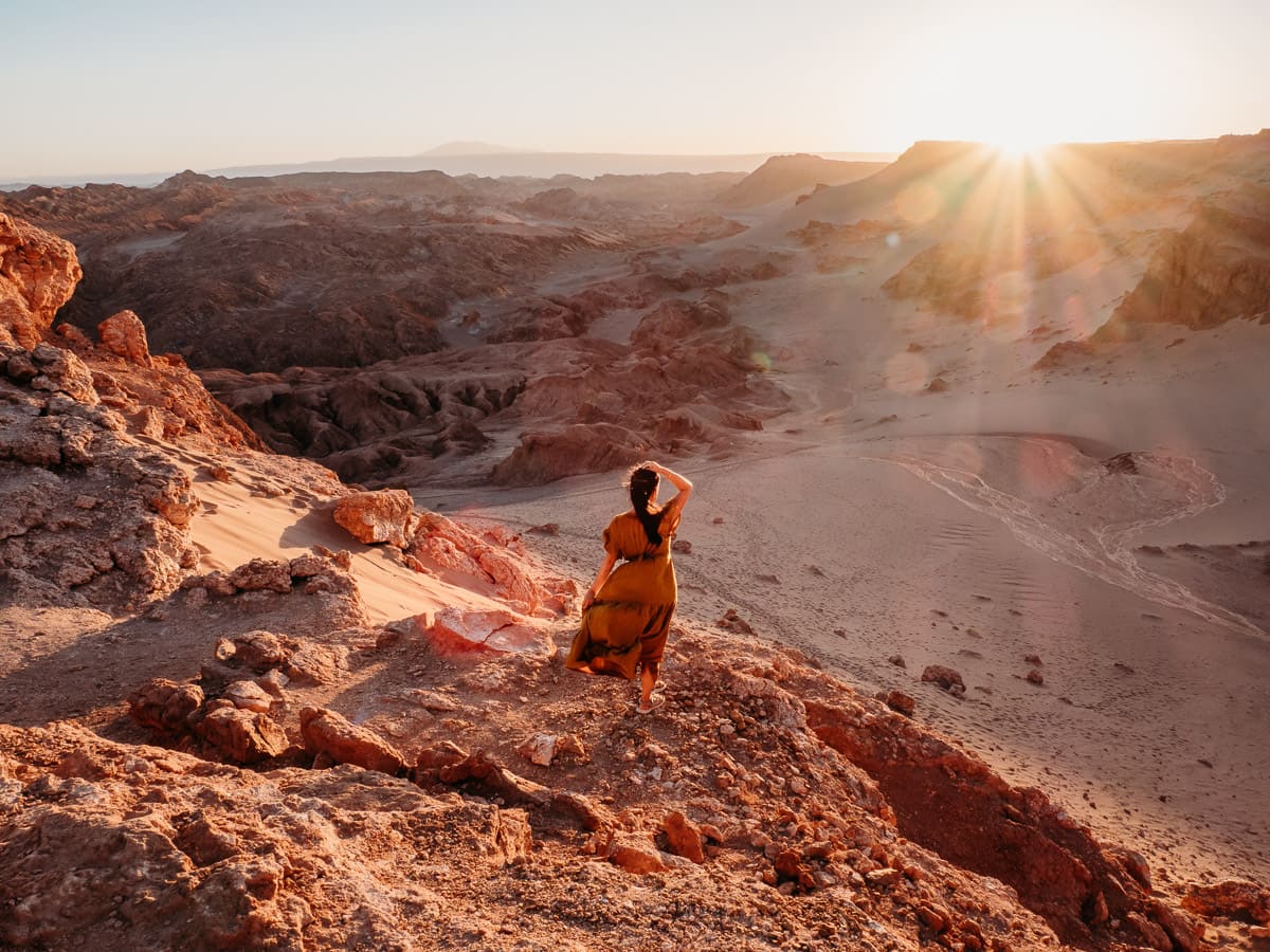 watching sunset at Mirador Likan Antay
