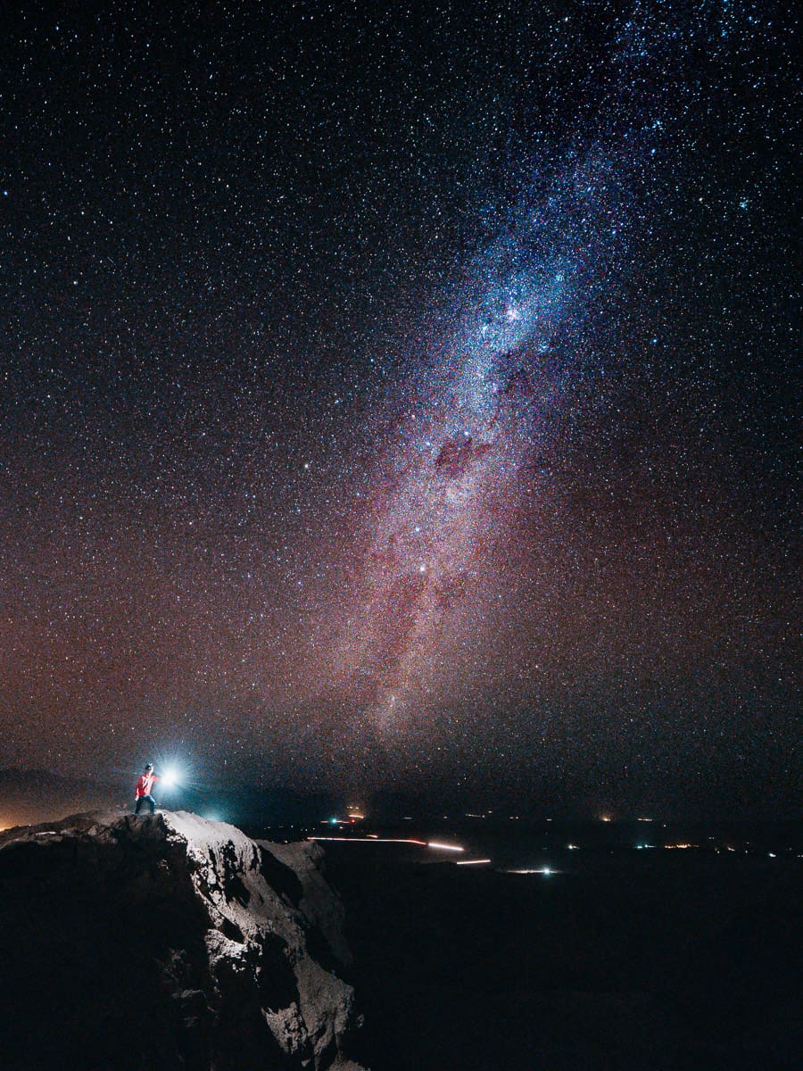 Star photography in Atacama Desert