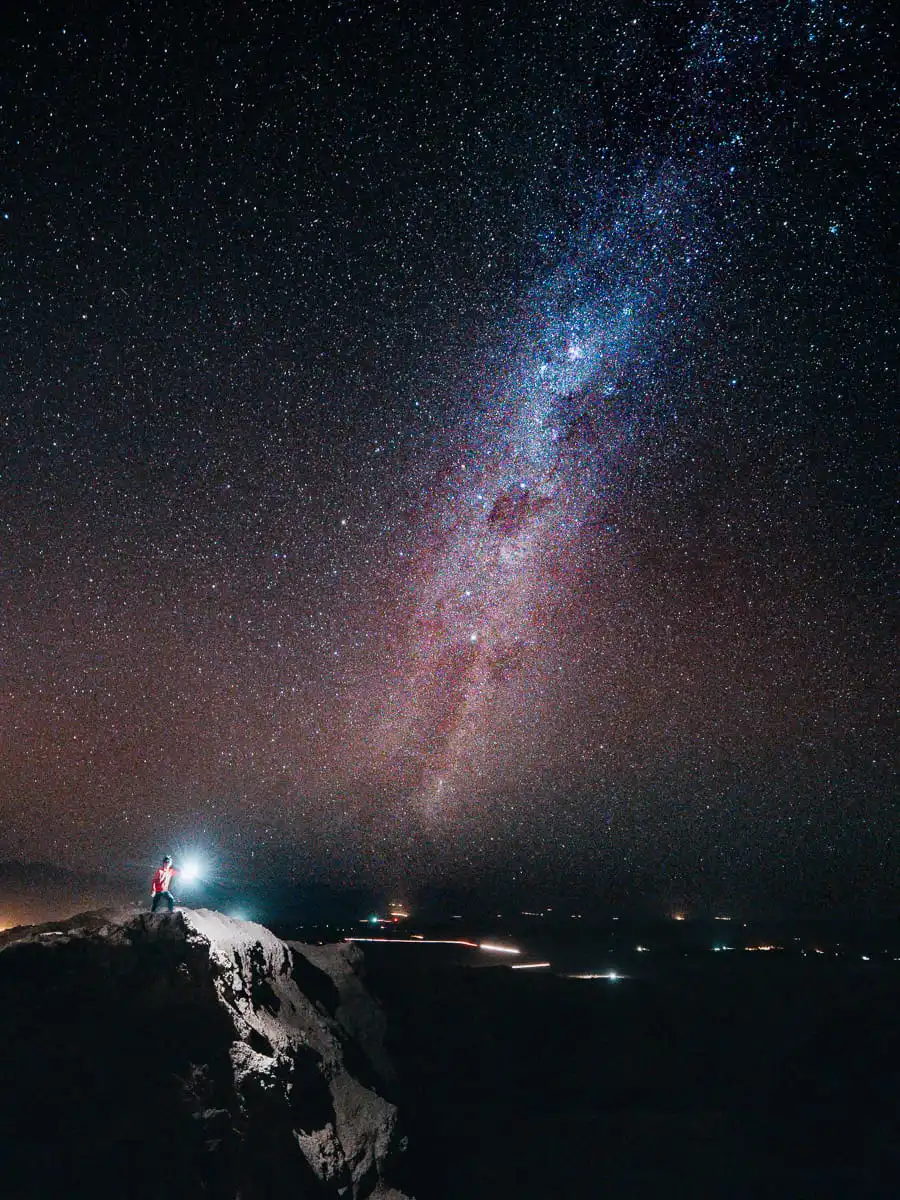 Star photography in Atacama Desert