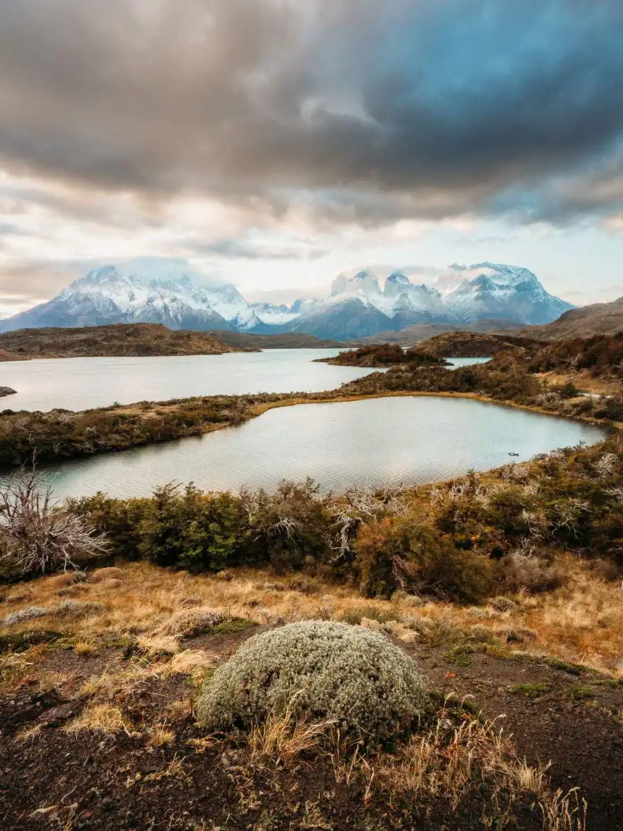 Sunset viewpoint in Chile Patagonia