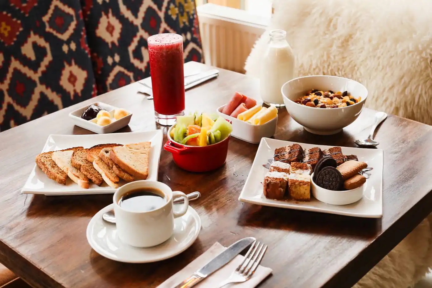 Hostel Factoria breakfast