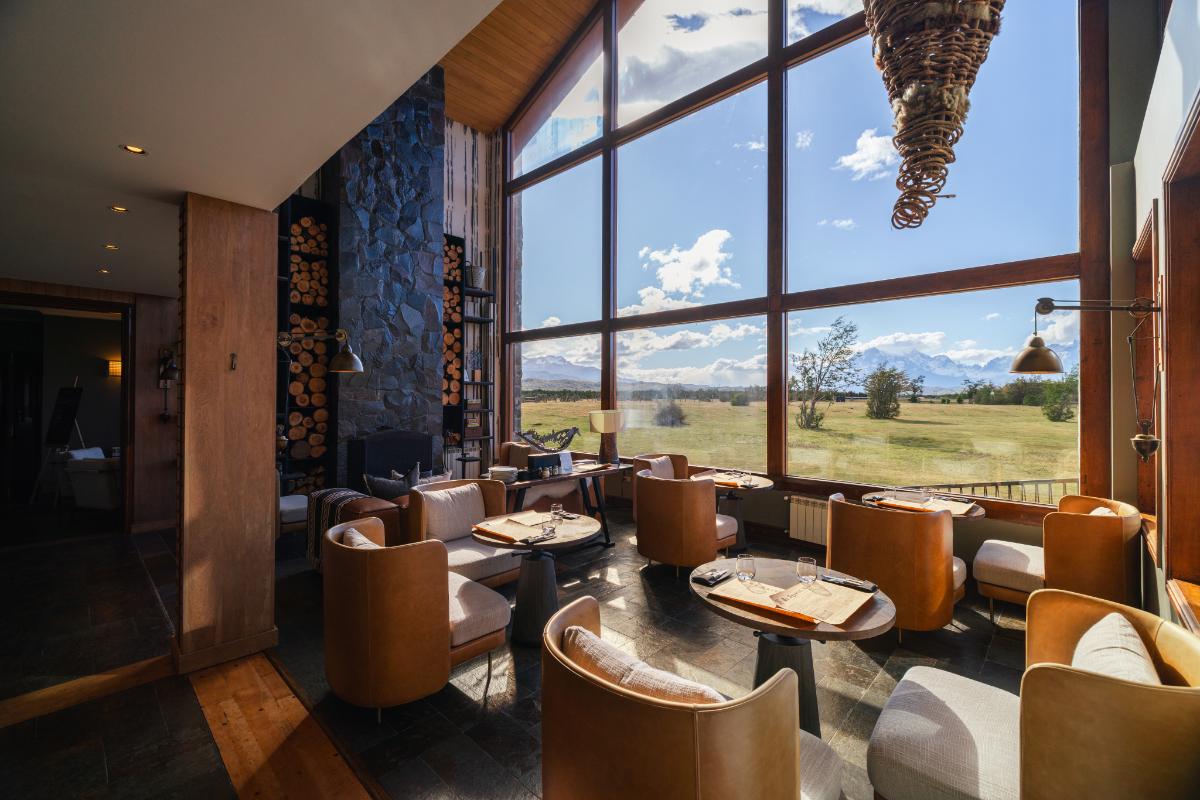 Rio Serrano dining area, one of the best places of where to stay in Torres del Paine
