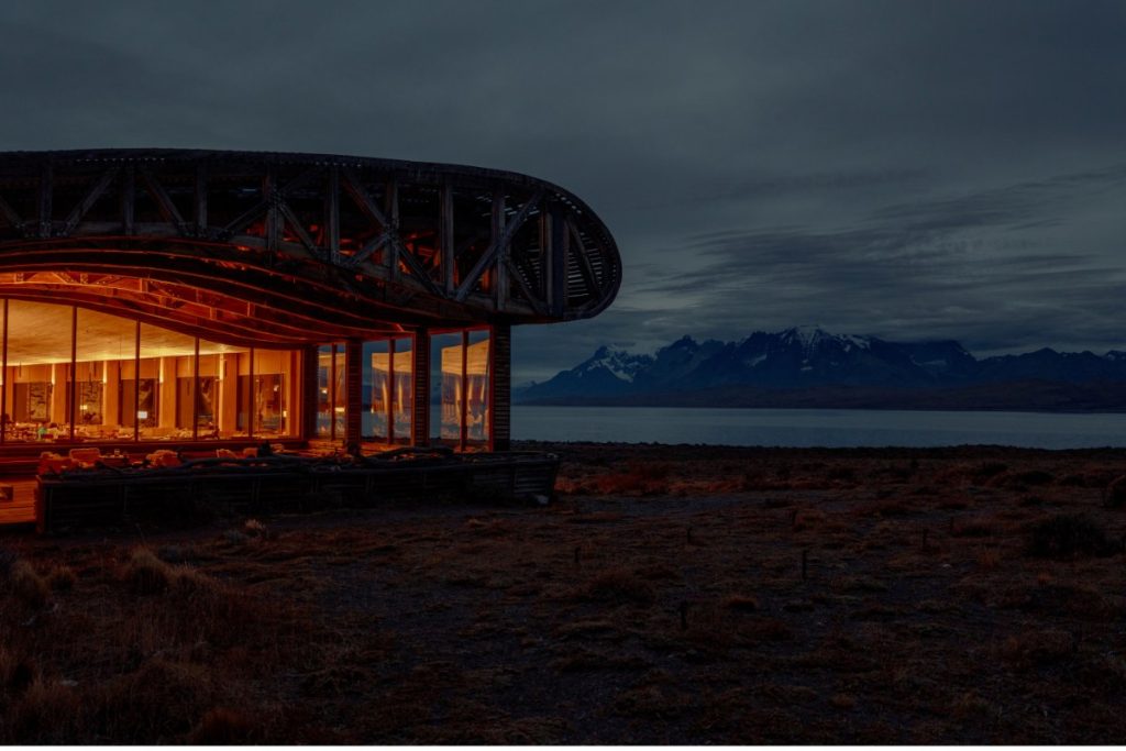 Tierra Patagonia at night