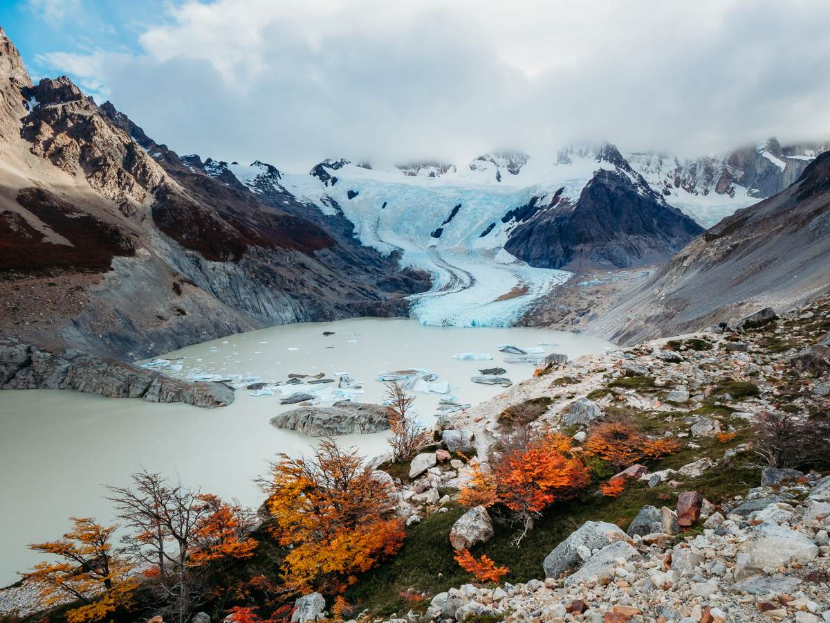Laguna Torre hike in los Glaciares National Park