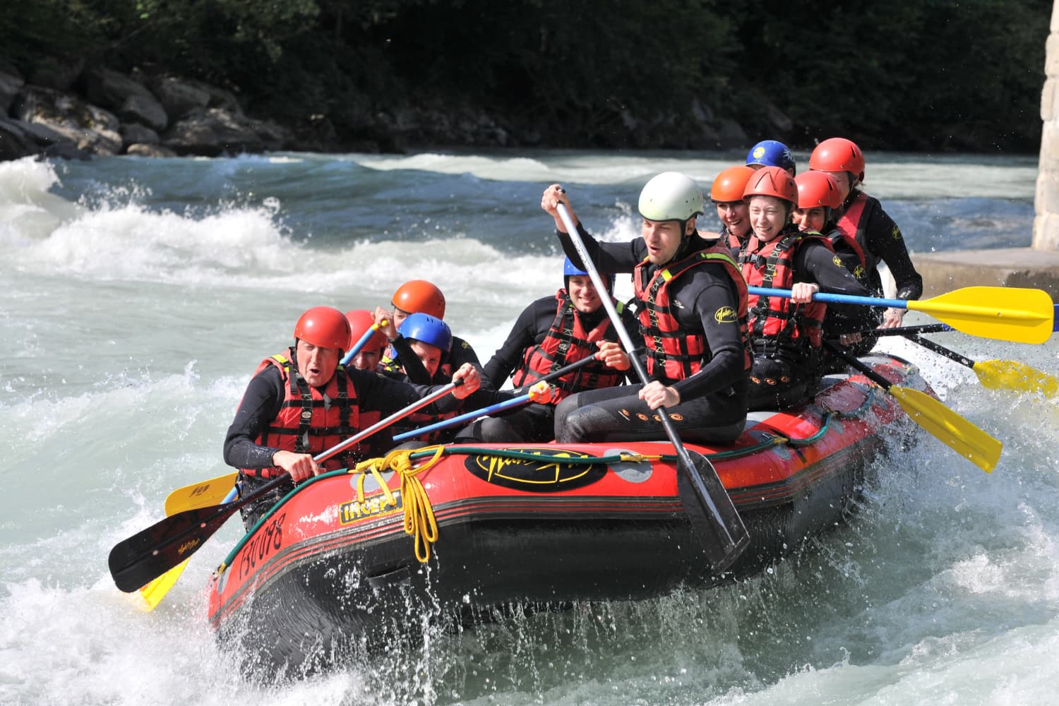 white water rafting