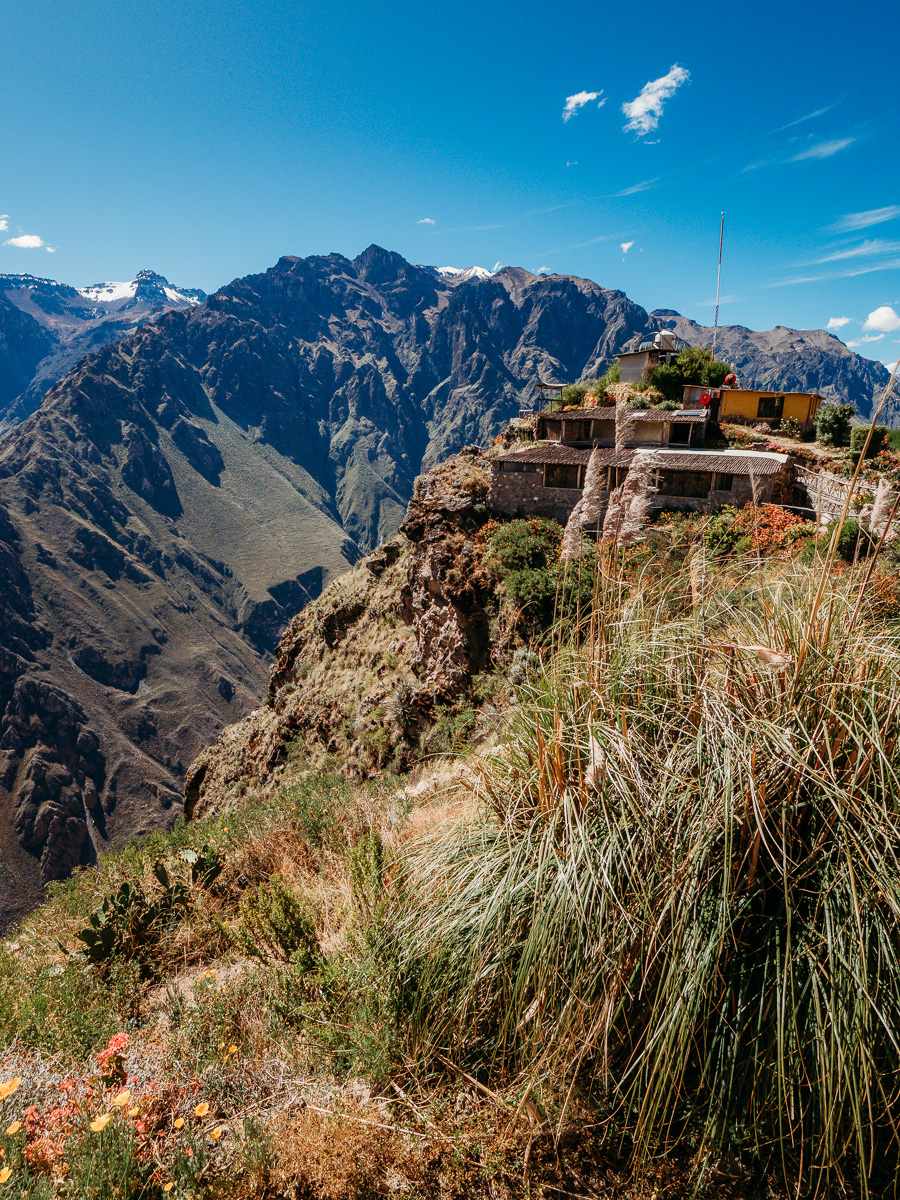 View of La granja del Colca hotel