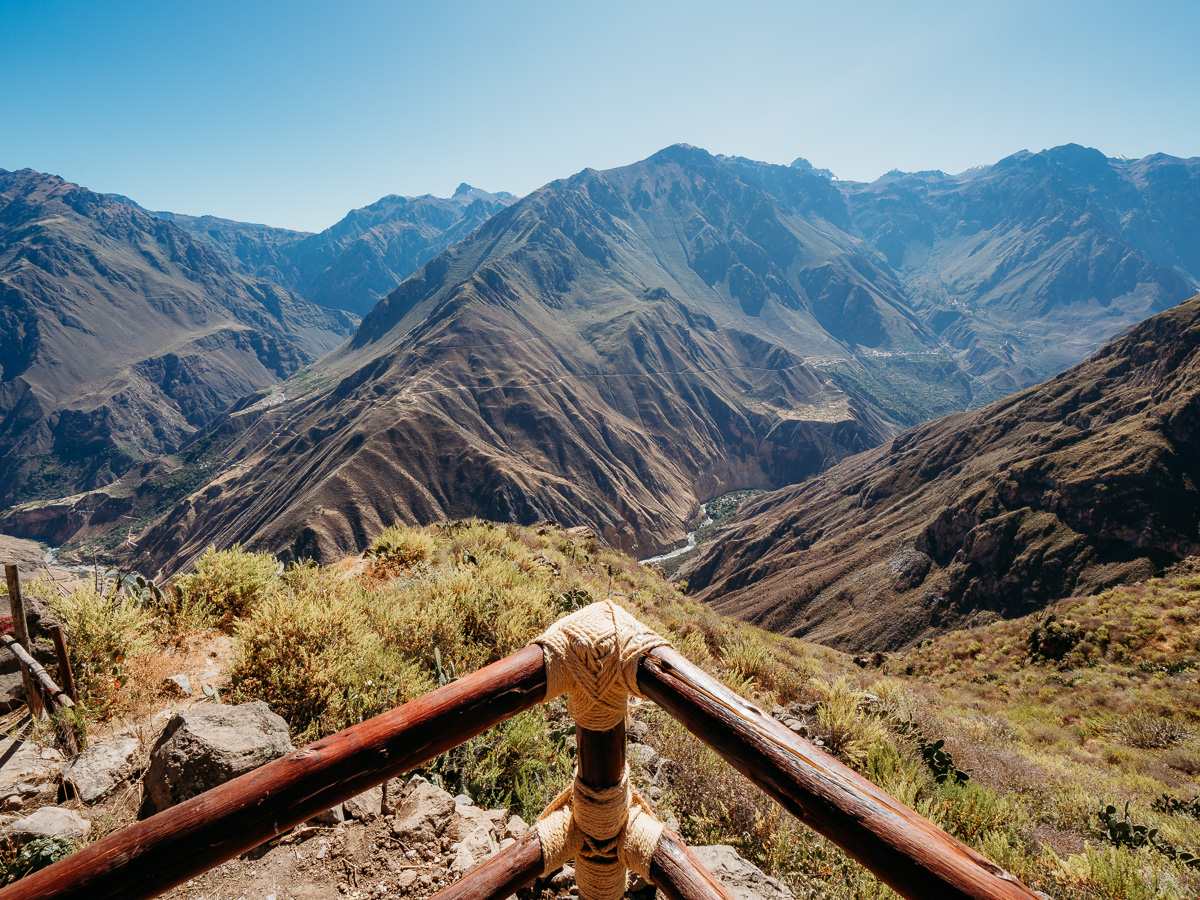 view of Colca Canyon