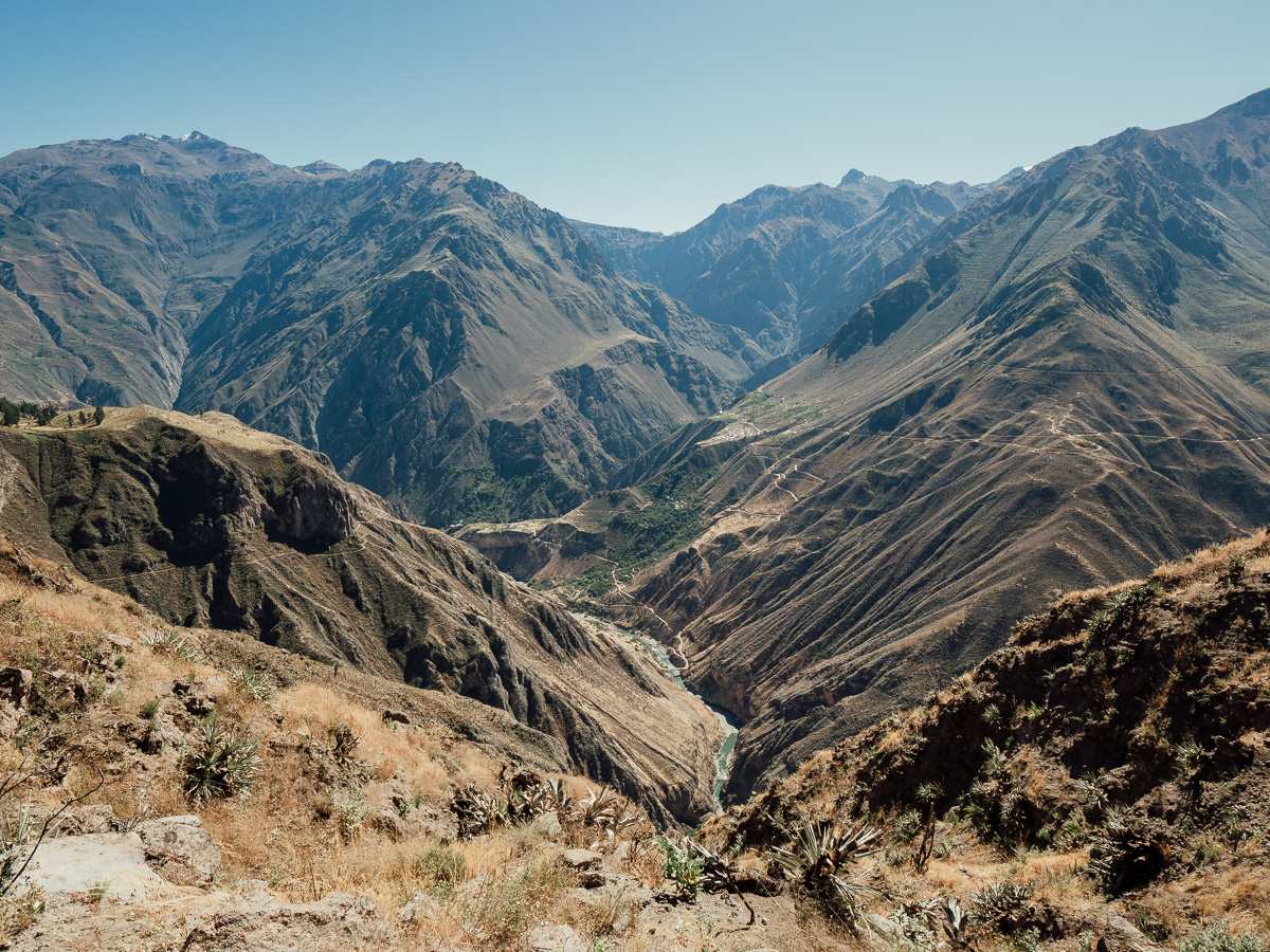 view of colca canyon