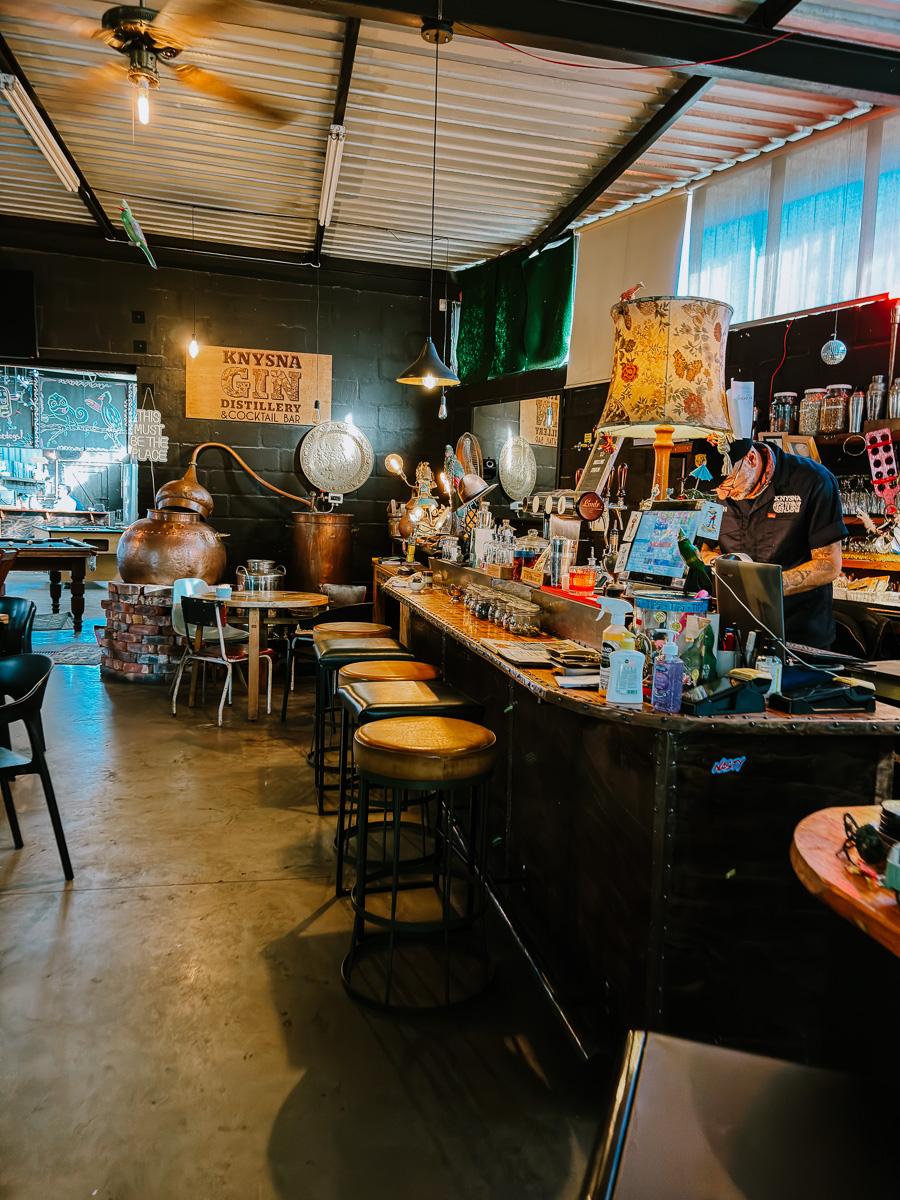 Knysna gin distillery inside
