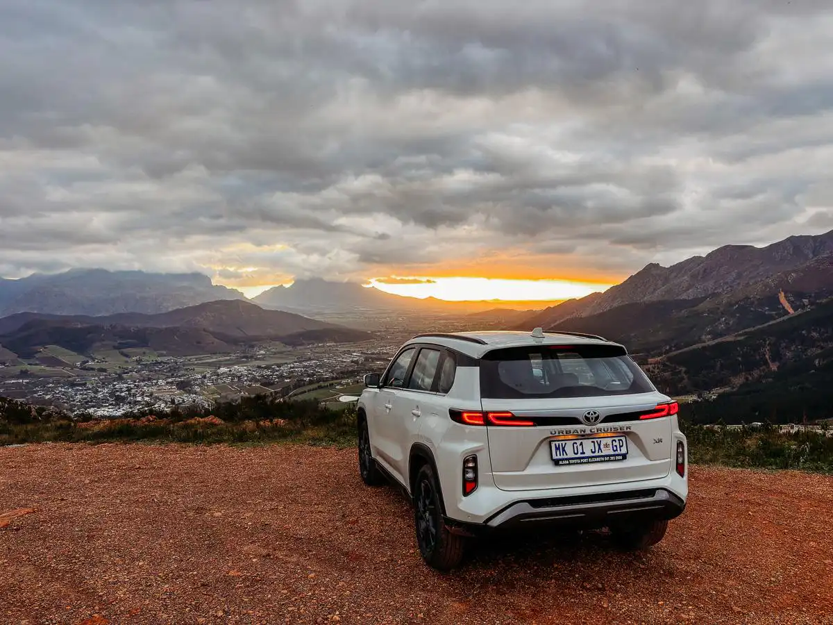 car on the garden route
