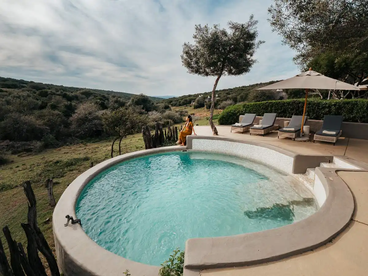 poolside at Amakhala Game Lodge