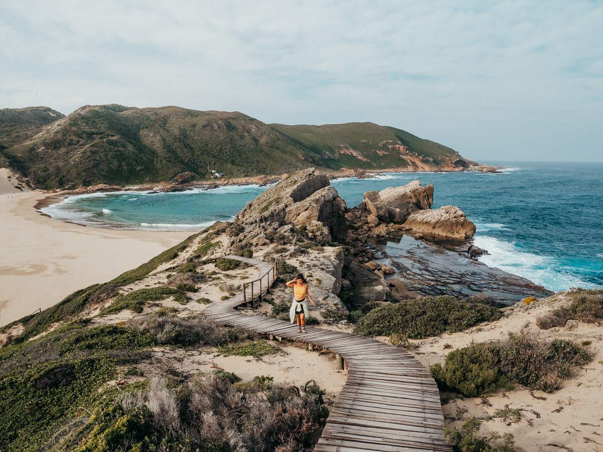 hiking on Robberg Nature Reserve on the Garden Route
