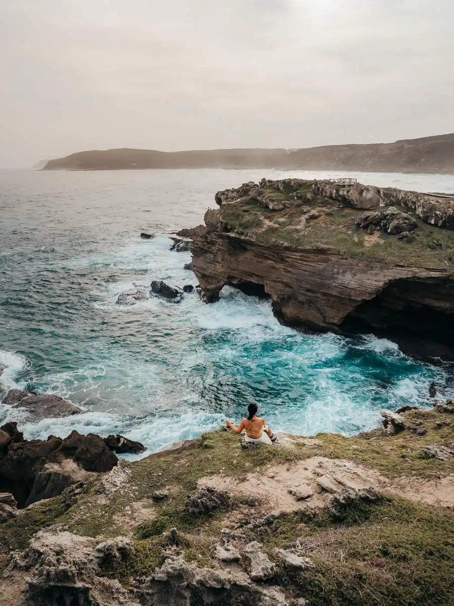 Robberg nature reserve island viewpoint