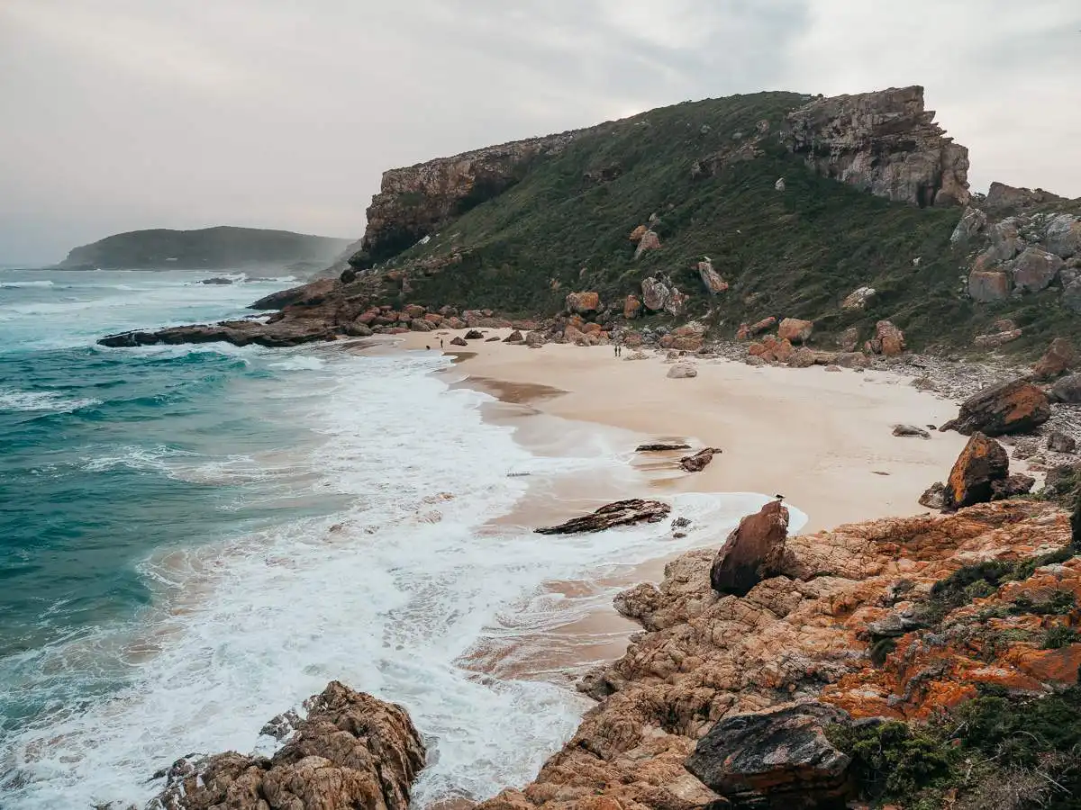 beach on the Garden Route