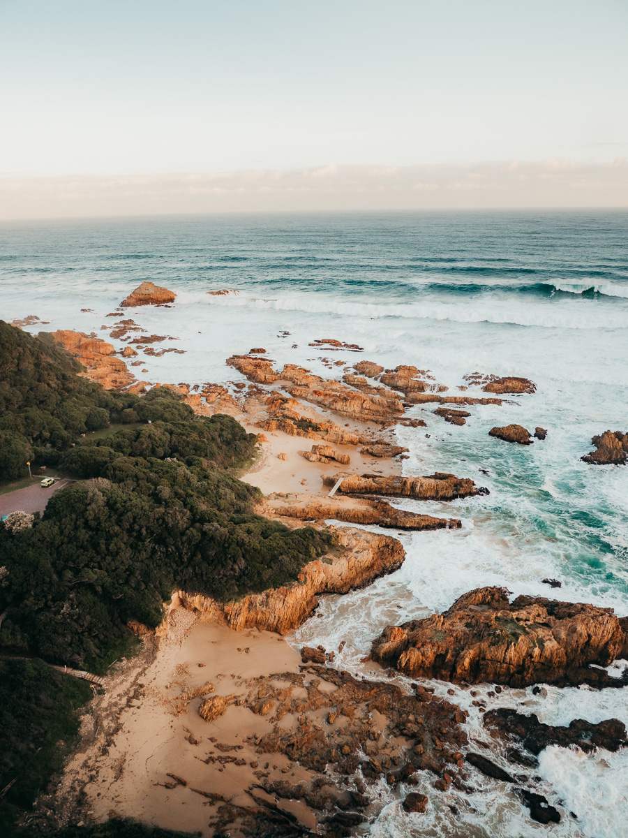 sunset at east head knysna
