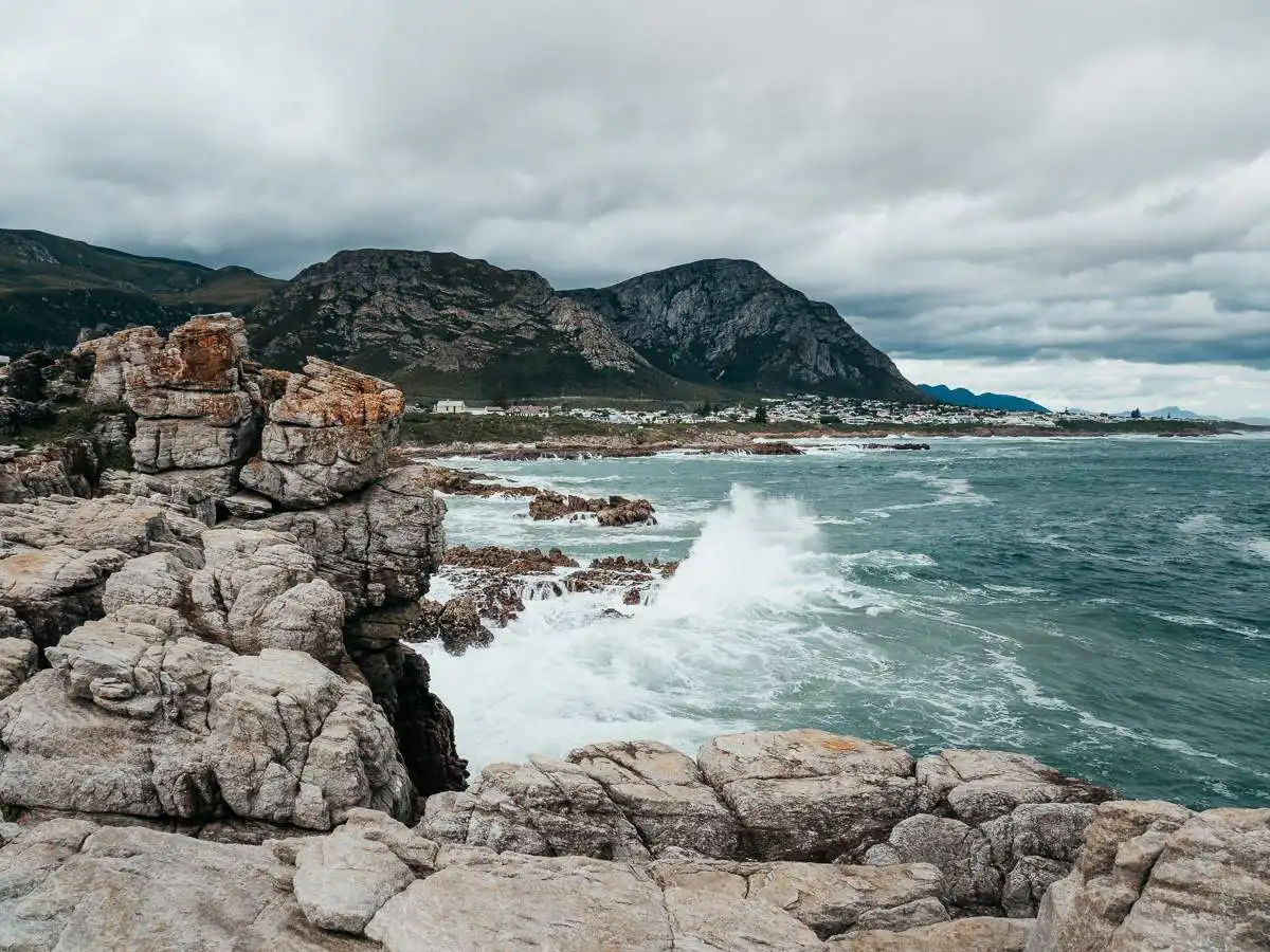 coastal views at hermanus