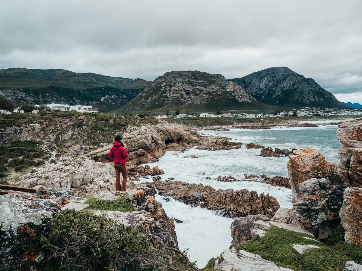 viewpoint on the hermanus cliff walk