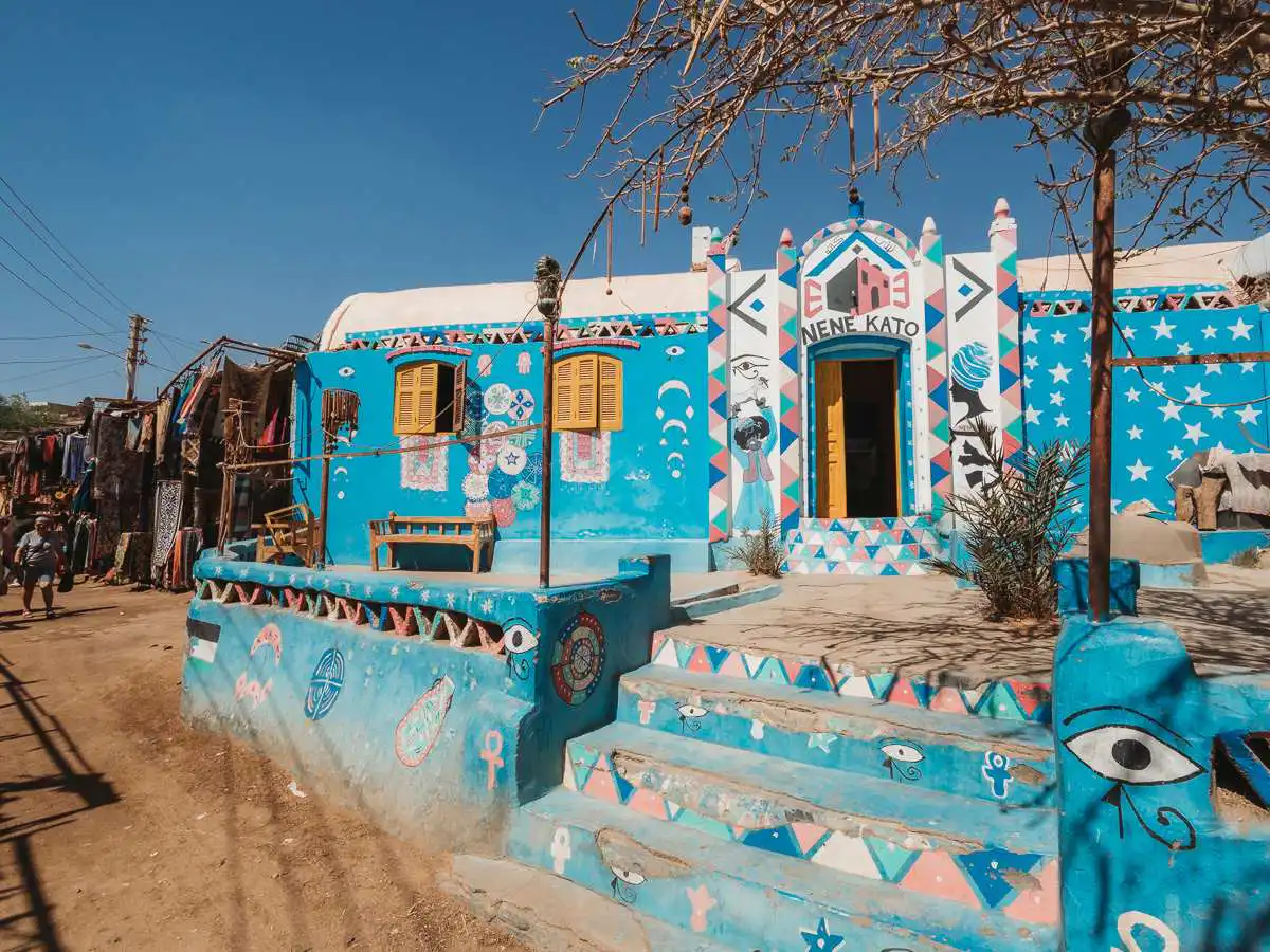 Colourful Nubian Village in Egypt