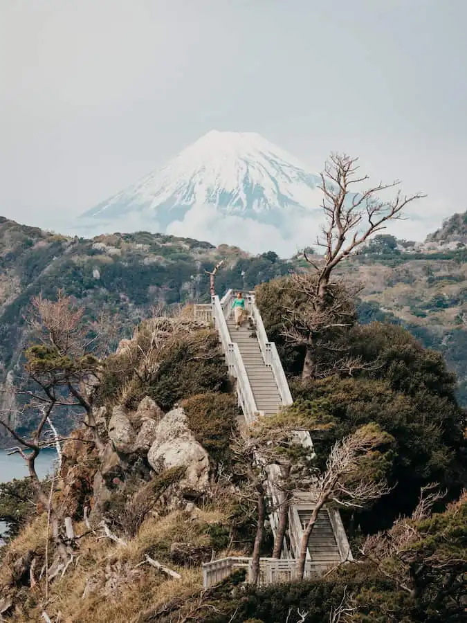 Izu Peninsula view of Mount fuji