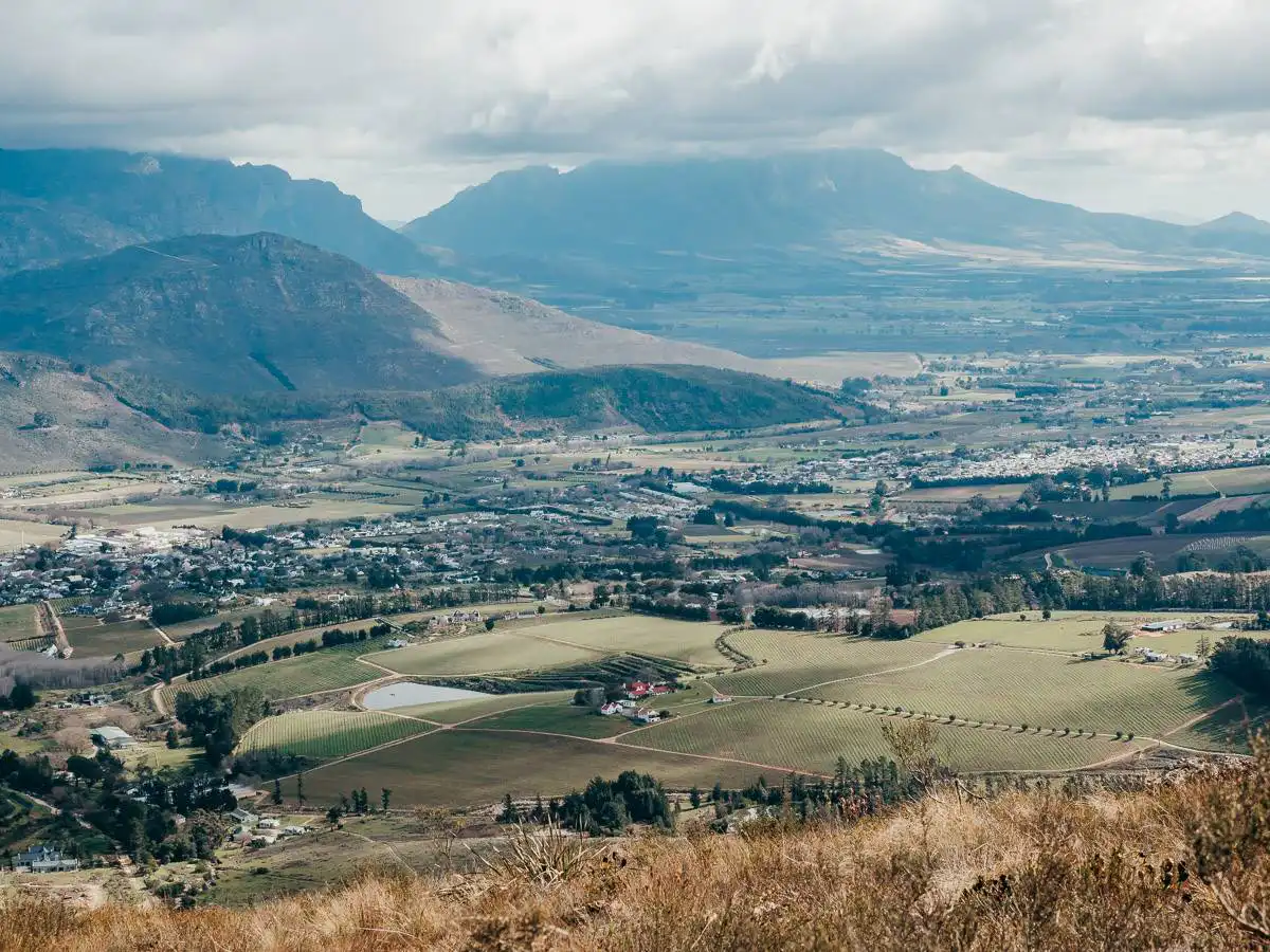 View of Franschhoek